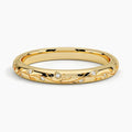 Gold Ring With Vine And Leaf Motifs